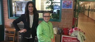 North Syracuse Junior High student leads district-wide blanket drive