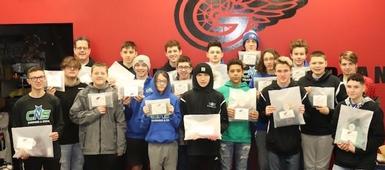 CNS Boys’ Swim Team Supports Local Charity