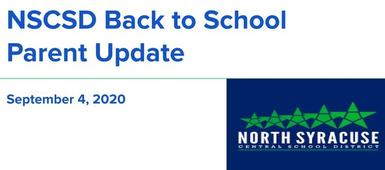 September 4 Update for Parents