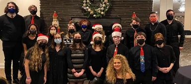 CNS Vocal Jazz Ensemble Gives Holiday Performance