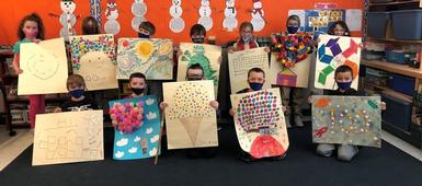 Allen Road Elementary School Students Celebrate 100 Days