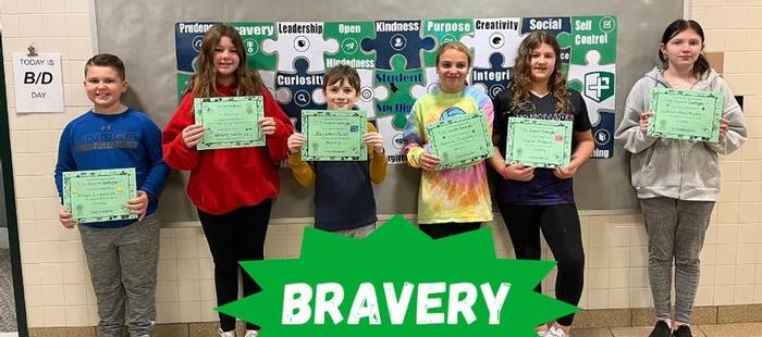Gillette Road Middle School Students Receive P2 Awards