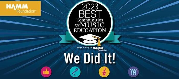 District's music education program receives national recognition