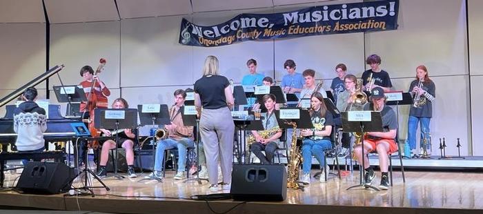 CNS  musicians participate in All-County Jazz Festival