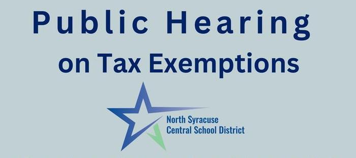 NSCSD Public Hearing regarding tax exemptions on November 20