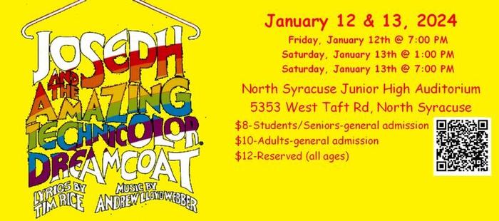 North Syracuse Junior High School Presents Joseph and  The Amazing Technicolor Dreamcoat