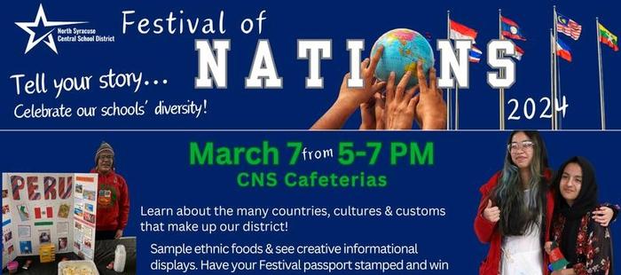 District to celebrate schools’ countries, cultures and customs in 2024 Festival of Nations  March 7