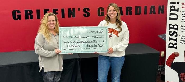 NSCSD schools show ongoing support for Griffin's Guardians through Change for Hope
