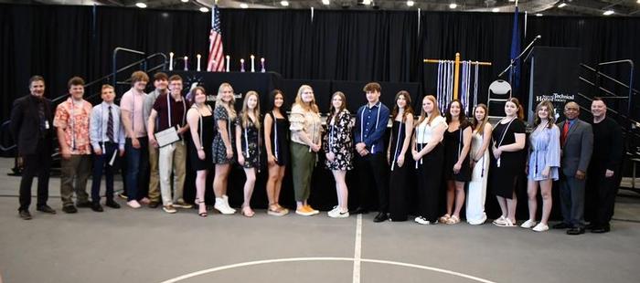 Students inducted to National Technical Honor Society