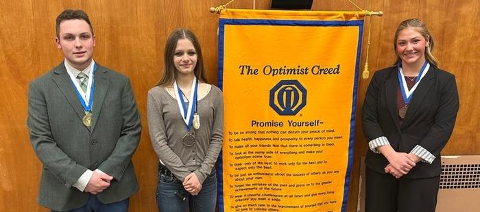 CNS students shine in Optimist Club Oratorical Contest