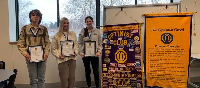 CNS Optimist Club announces 2025-26 Essay Contest winners
